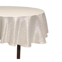 Mantel Redondo 1.80 Jacquard Beige