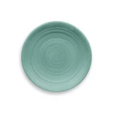 Plato base melamina liso aqua Fantasy Garden 35 centímetros