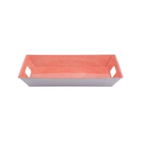 Bandeja melamina liso rosa Secret Romance 49 x 36 centímetros