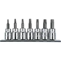 Juego de Dados PT. Torx Mando 3/8 pulg 7 pzas