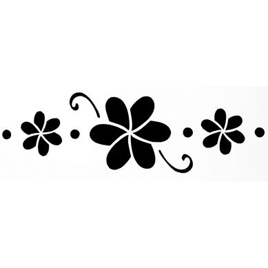 Plantilla Decorativa  Viola