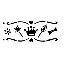 Plantilla Decorativa Princesas