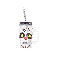Tarro calavera pintado 400 mililitros