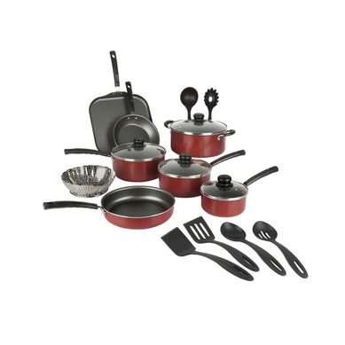 Bater�a de cocina aluminio Primaware 18 piezas + 6 utensilios nylon