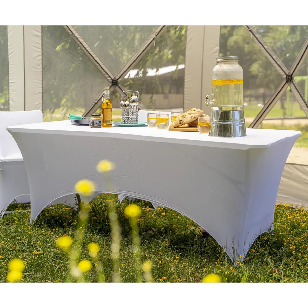 Just Home Collection - Funda para Mesa 180 x 75 x 74 cm