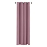 Cortina  terciopelo rosa 135x220 cm.