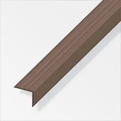 Remate Escal "L" 25 x 21 mm PVC Café 1 m