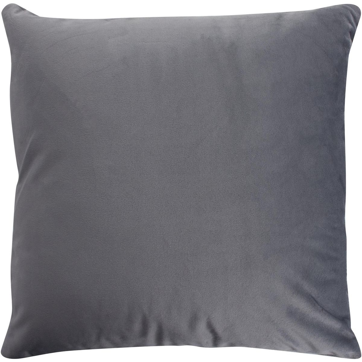Cojín Velvet Grafito 40 x 40 cm, marca Just Home Collection - Foto Principal