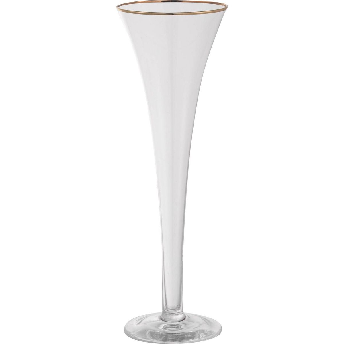 Copa Champaña Ribete Gold 180 ml, marca Just Home Collection - Foto Principal