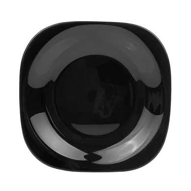 Plato postre 21 cm Carine negro