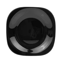 Plato postre 21 cm Carine negro