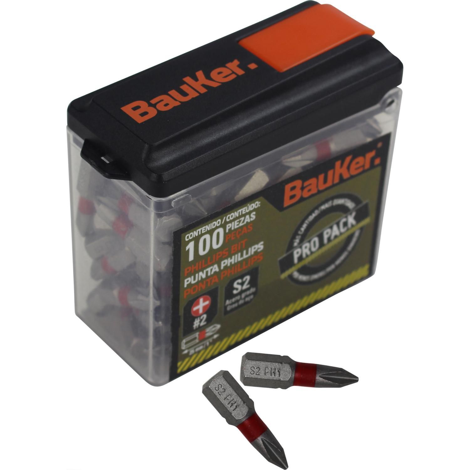  - Pro Pack Puntas Bauker 100Pz