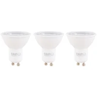 Pack de 3 focos LED luz cálida de 4W tipo GU10