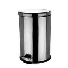 Bote de Basura Acero Inoxidable con Pedal de 12 Litros Plata