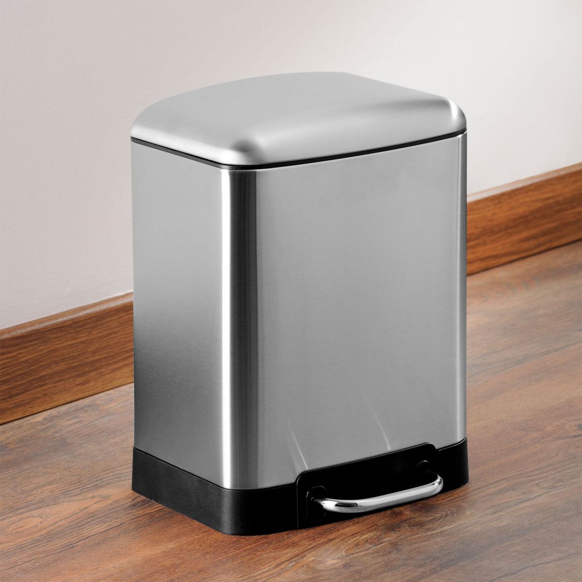 Just Home Collection - Bote de basura con pedal 6 L