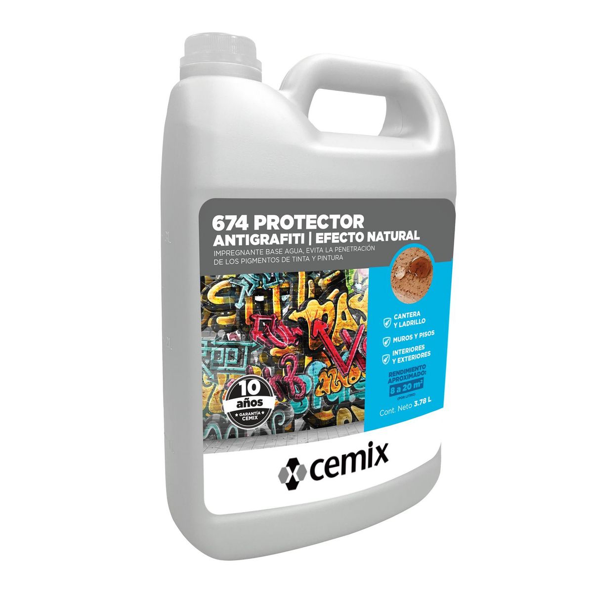 Cemix - Proteccion Antigrafiti 4L