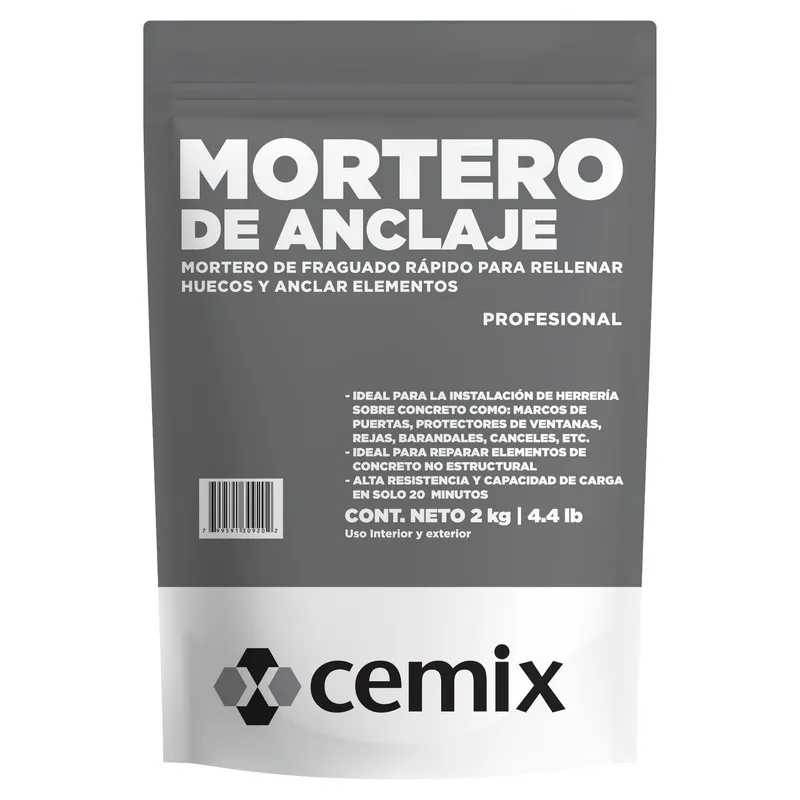 Cemix - Mortero De Anclaje 2 Kg