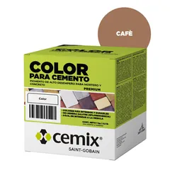 Aditivo Pigmentado Color para Cemento Premium Cemix - 1kg - Café