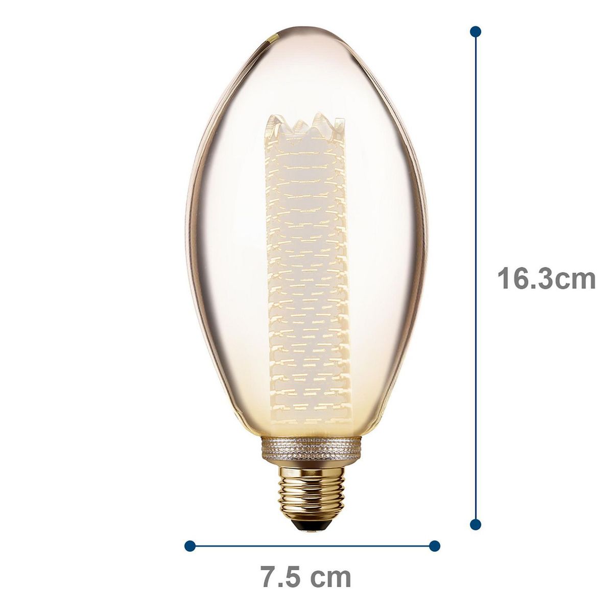Aksi - Focos vintage vela tornado 4w dimeable