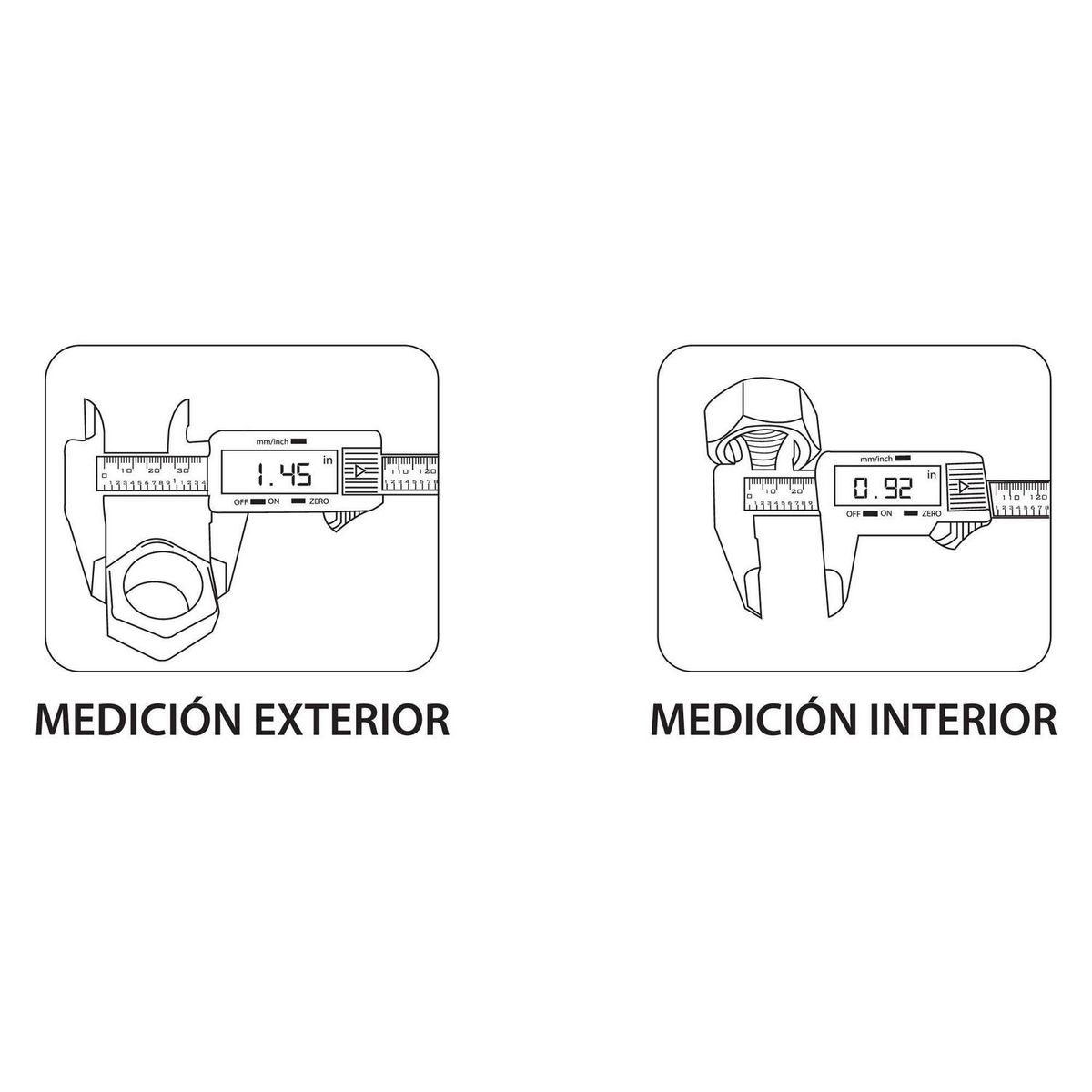 Obi - Calibrador Pie de Rey 6" Acero Digital OBI