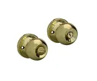 Cerradura Pomo Alcoba Dorado