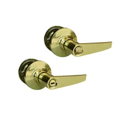 Cerradura Manija Baño Dorado