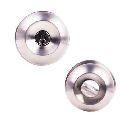 Cerraduras de Bola para Recamara Acabado Niquel Satin 6 Pz.