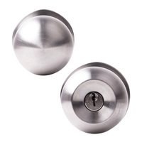 Cerraduras de Bola Hotelera Acabado Niquel Satin 6 Pz.