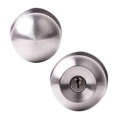 Cerraduras de Bola Hotelera Acabado Niquel Satin 6 Pz.