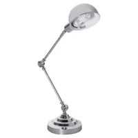 Lámpara de Escritorio Metal Cromo
