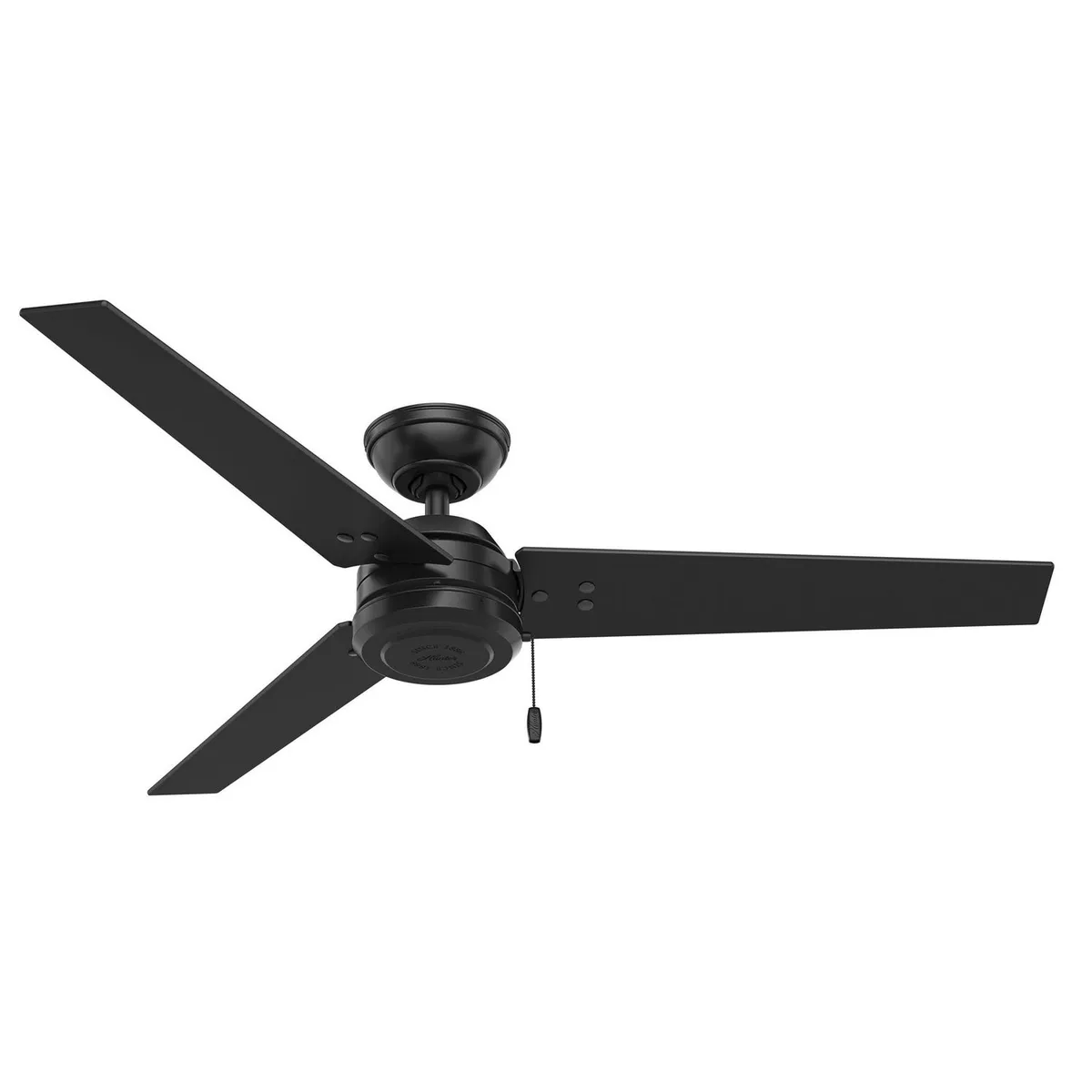 Hunter - Ventilador de Techo Cassius 3 Aspas de 52" Negro