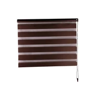 Persiana Duo Enrollable 80X160 Cm Chocolate