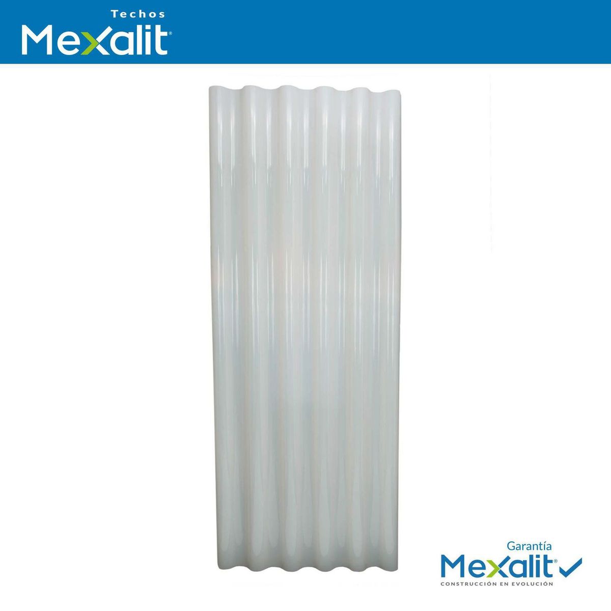 Mexalit - Lámina P7 Plástica Traslucida 2.44 m x 0.97 m x 1.2 mm