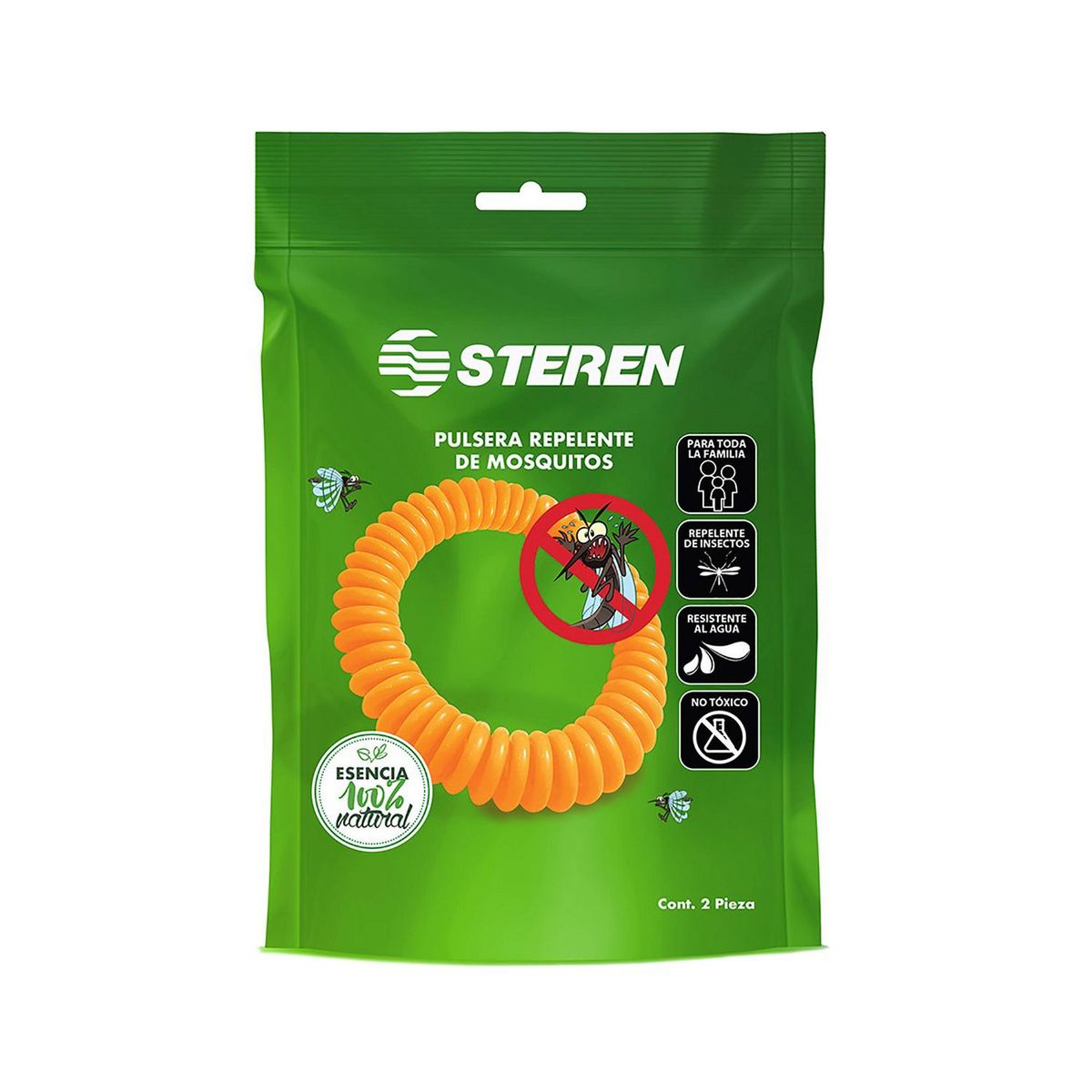 Steren - Pulsera repelente de mosquitos