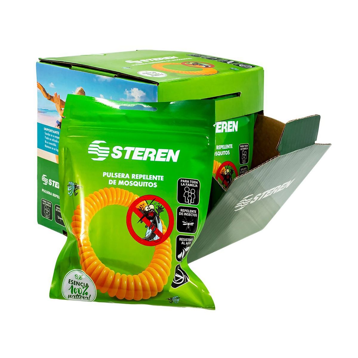 Steren - Pulsera repelente de mosquitos