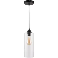 Lámpara colgante Brest de 1 luz E27 Transparente