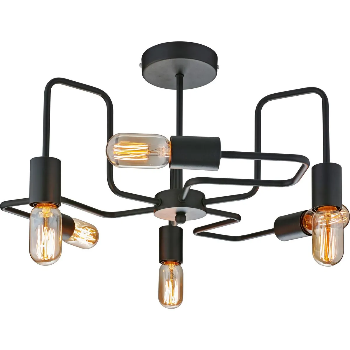 Just Home Collection - Lámpara de Techo Thebes 6 Luces E27