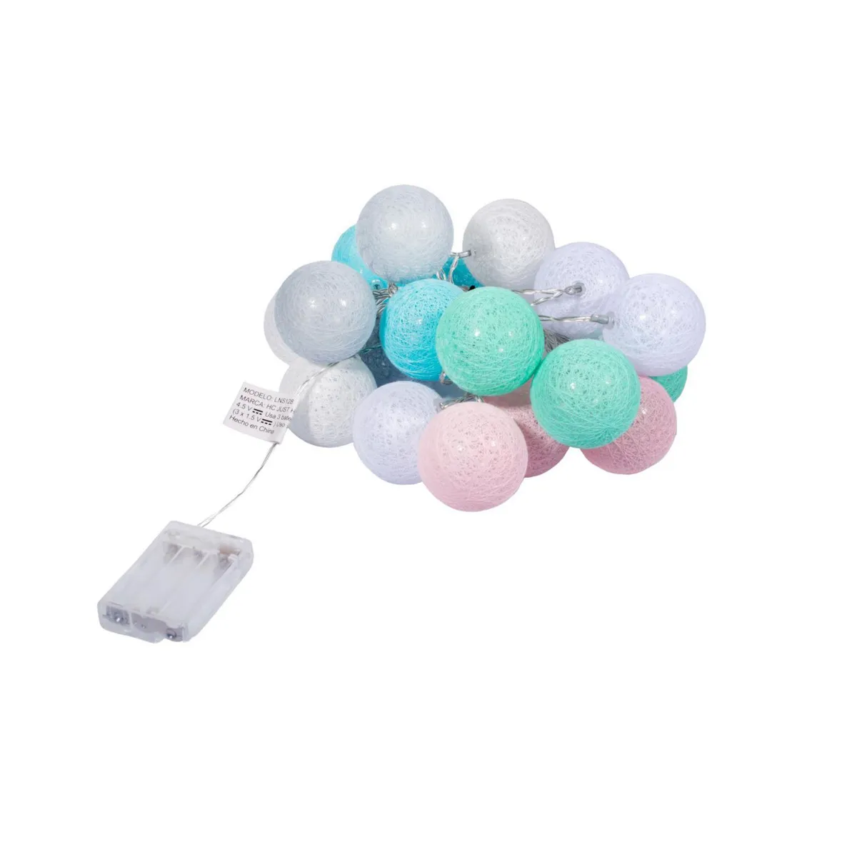 Just Home Collection - Guirnalda Led Multicolor 20 Luces