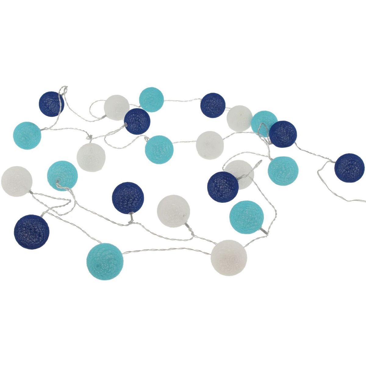 Just Home Collection - Guirnalda Eléctrica Led Color Azul 24 Luces
