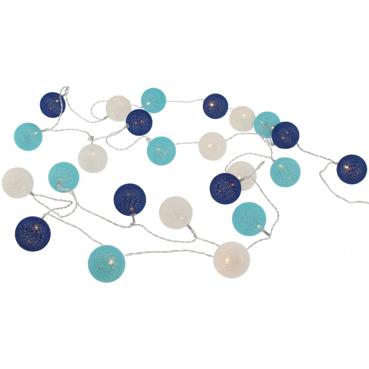 Just Home Collection - Guirnalda Eléctrica Led Color Azul 24 Luces