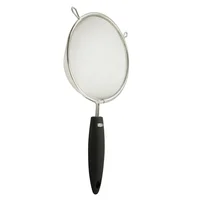 Colador acero inoxidable mango plástico 14cm