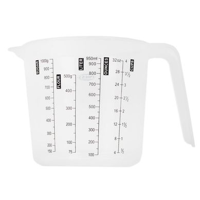 Taza pl�stica medidora de 1 l   Press
