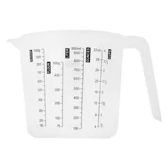 Taza plástica medidora de 1 l Press