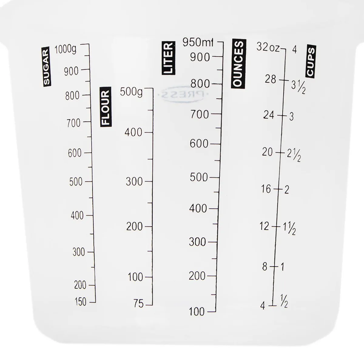 Taza plástica medidora de 1 l Press, marca Press - Foto 2