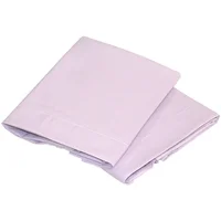 Set 2 Fundas Extra Microfibra Lisa Lila Ks 52 X 98