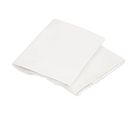 Set 2 Fundas Extra Microfibra Lisa Bco Ks 52 X 98