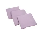 Juego de Sábanas King Size Microfibra Lisa Lila