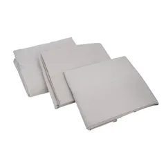 Juego de Sábanas Matrimonial Microfibra Lisa Gris