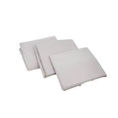 Juego de Sábanas Queen Size Microfibra Lisa Gris