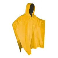 Poncho amarillo marca lica unitalla 80% pvc 20% poliester con gorro incluido con botones plasticos laterales